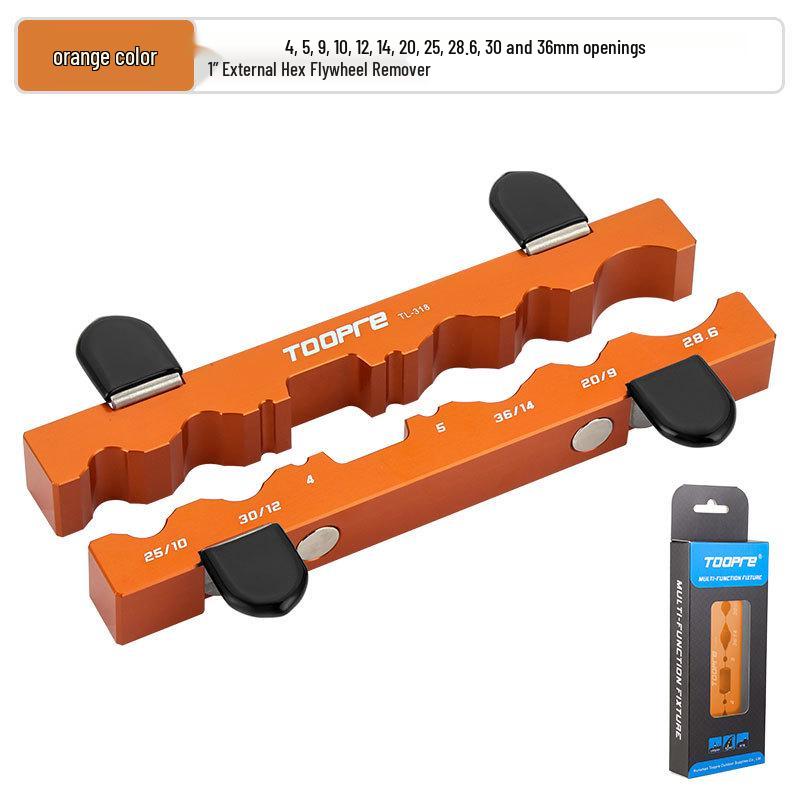 TOOPRE Multi-Functional Bike Repair Vise for Pedals, Spindles, Forks, and Wheelsets
