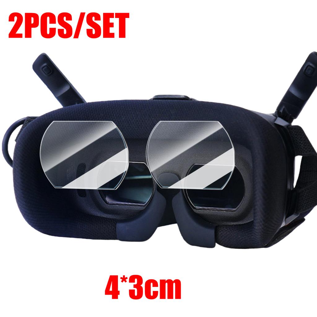 1-5 Set Pellicola Protettiva Schermo in Vetro Temperato per DJI Goggles N3 Copertura Completa Pellicola Protettiva Per DJI N3 AR HD Antigraffio Vetro Trasparente