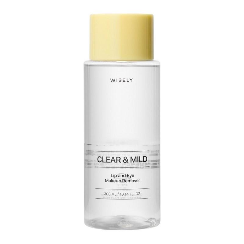 Wisely Clean and Gentle Lip & Eye Large Capacity Remover, 300ml, 1 Pcs