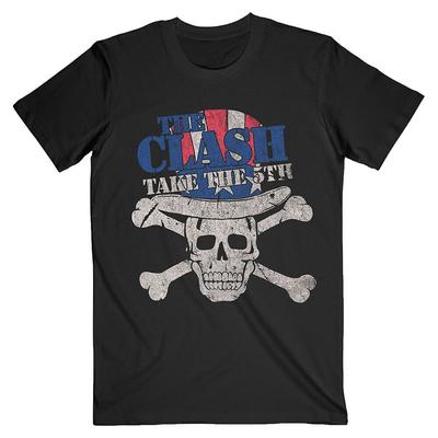 Clash Take The 5th Slim Fit Black Unisex T-shirt