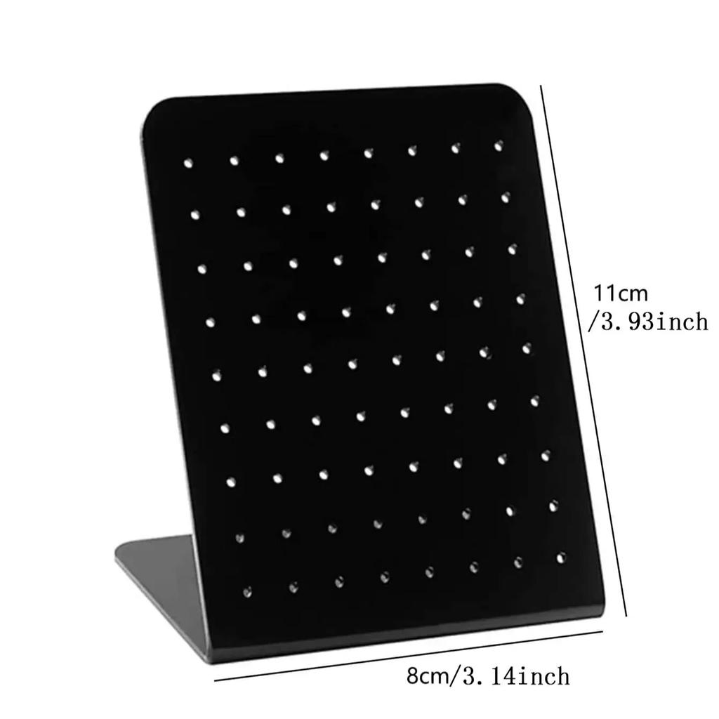 1pc-Acrylic Jewelry Display Stand - Effortlessly Showcase Drops & Necklaces - Durable Storage Solution for Your Accessories