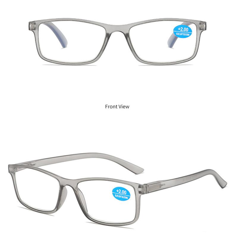 Retro Square Lesebrille Damen Herren Kunststoffbrille Computer Weitsicht Alterssichtigkeit Kleiner Rahmen Lesebrille +1.0 +1.5 +2.0