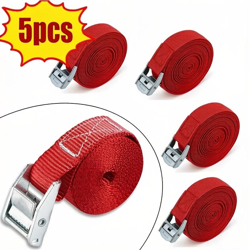 Five-piece Heavy-duty Anti-slip Straps Equipped with a Buckle System Adjustable Straps Are Suitable for Kayaks, Cargo Trucks, Motorcycles, and Canoes