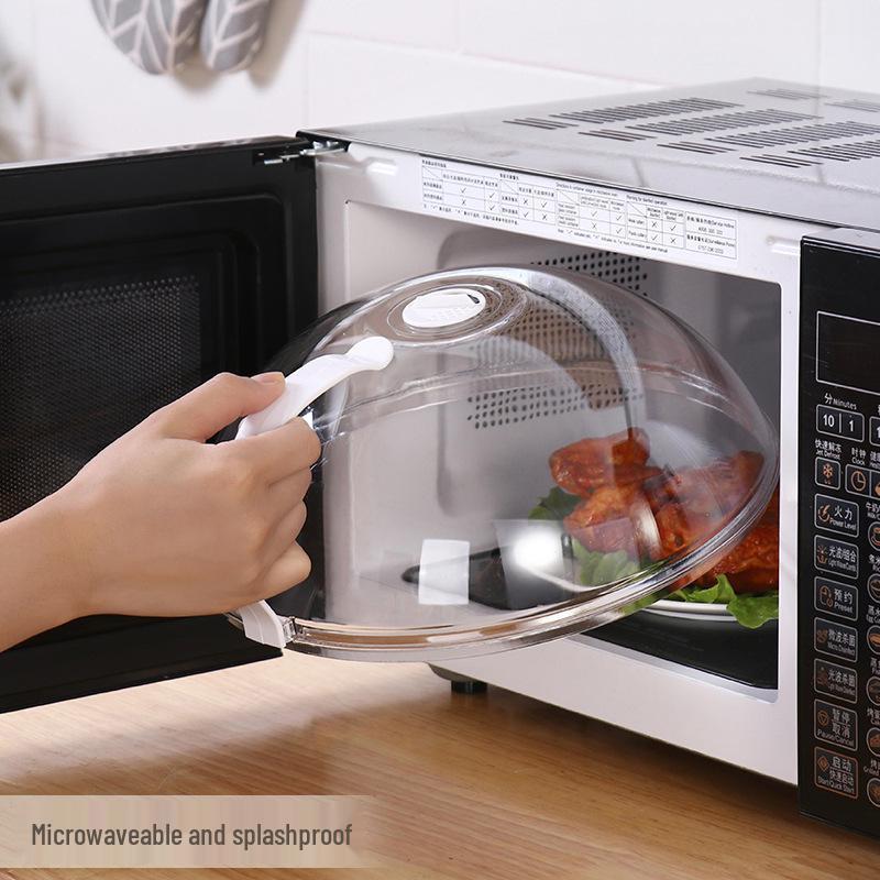 Microwave Safe Heat-Resistant Food Cover and Oil Splatter Guard