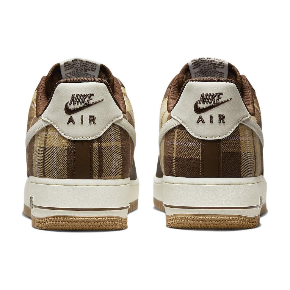 New Nike Air Force 1 Low '07 Lx Brown Plaid DV0791-200