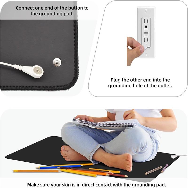 Anti Static Floor Mat Multifunctional Keyboard Office Desk Home Grounding Mat For Enhanced Comfort And Productivity