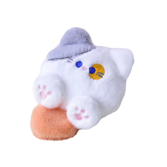 

Мультяшний брелок-підвіска у вигляді кота, мила плюшева підвіска у вигляді кошеняти, м яка пухнаста підвіска у вигляді кота, шарм для рюкзака, аксесуар для сумочки, гаманця, брелок Small помаранчевий