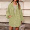 Women's Casual And Fashionable Knitted Hooded Cardigan