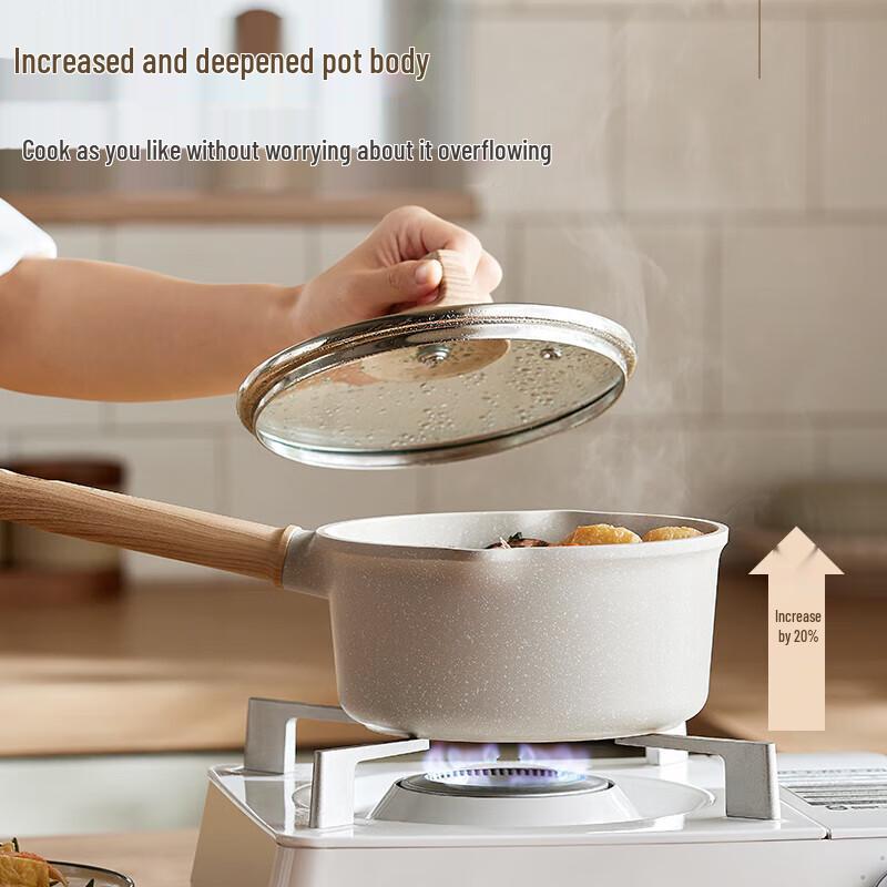 Supor 20cm Non-stick Baby Milk & Soup Pot with Steamer