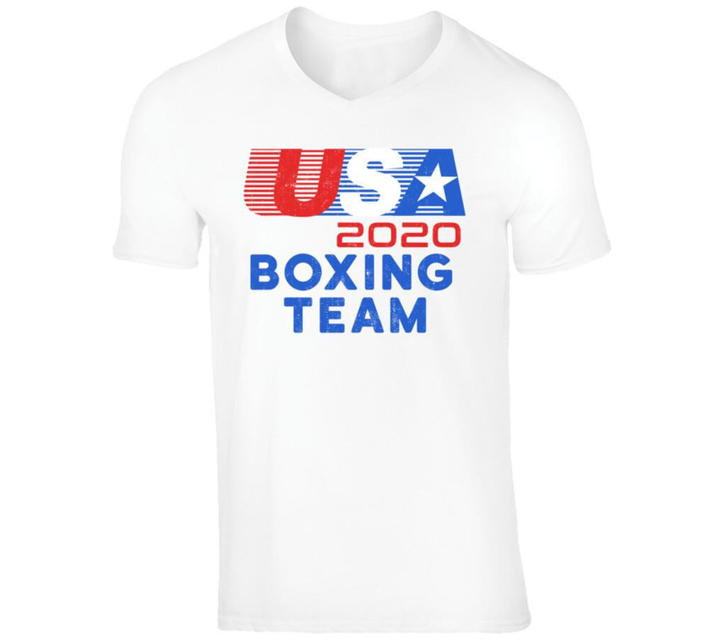USA 2020 Boxing Team American Olympic Games Athlete Retro T Shirt L