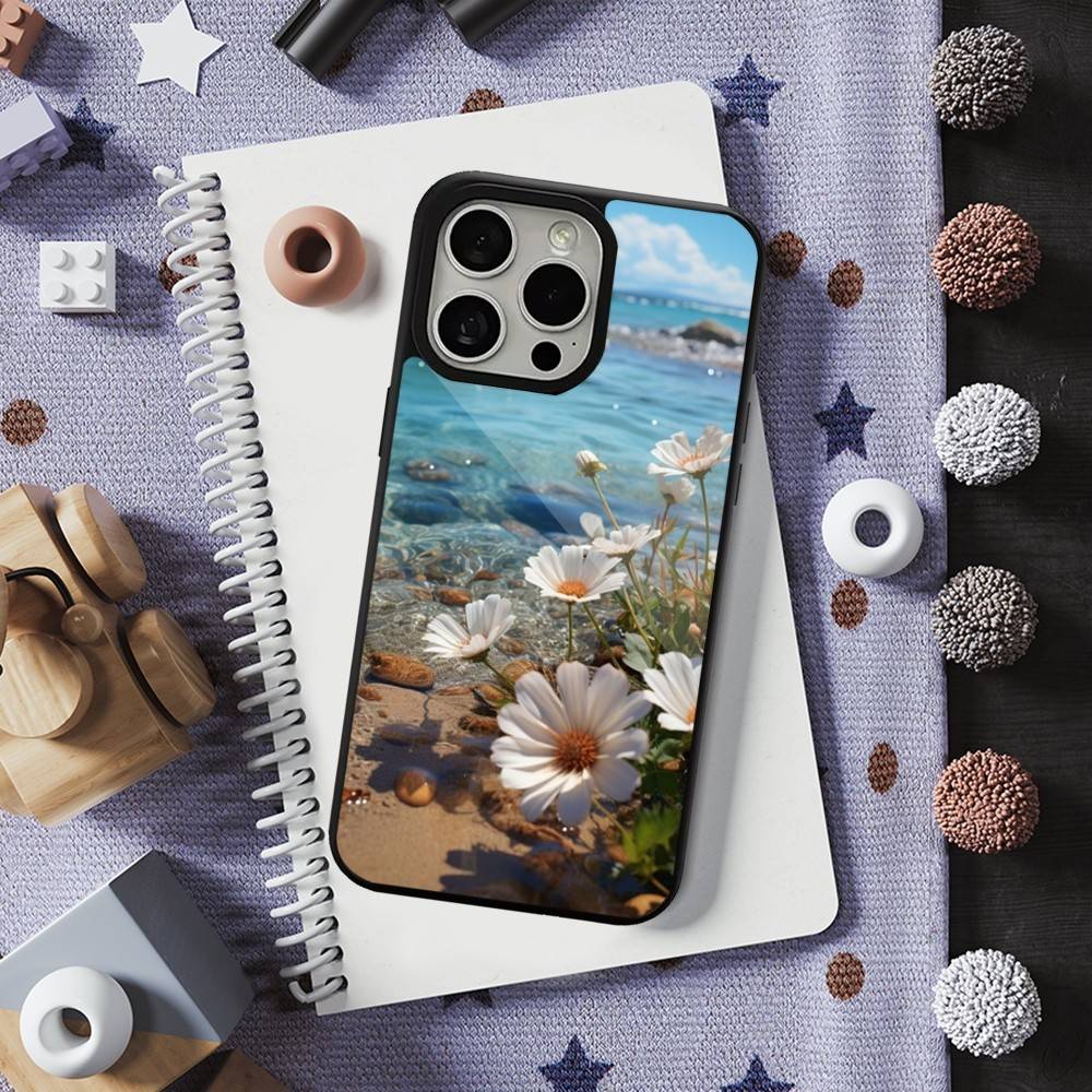 Warmth Art Flowers For iPhone 12,Pro,16,15,Mini,13,17,Max,11,14,Plus,For Magsafe,Magnetic Wireless Charging Case iPhone14