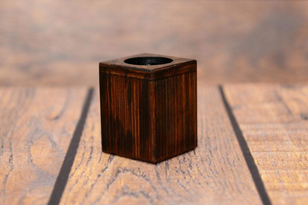 Irish Soft Coated Wheaten Terrier - wooden candle holder with a dog, a unique souvenir after losing a dog, a handicraft from the Art-Dog brand