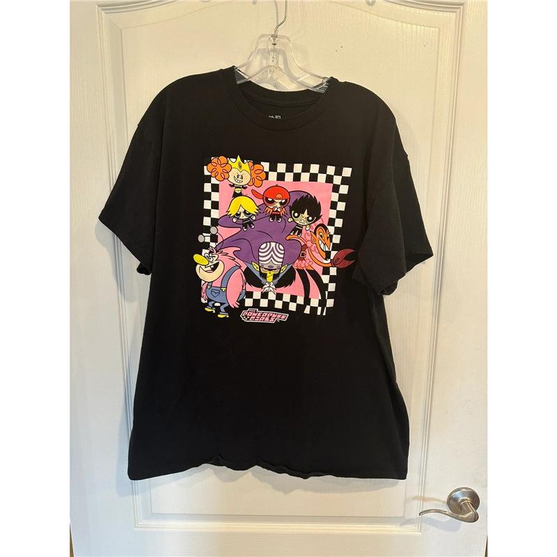 

Ретро футболка Powerpuff Girls Petite – Сладкая и милая свободного кроя XXL чёрный