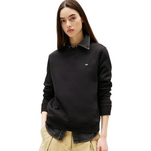 Tommy Jeans Womens/Ladies Embroidered Logo Brushed Fleece Sweatshirt