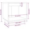 Nightstands 2 pcs. 40 x 30 x 40 cm Solid Pine Wood