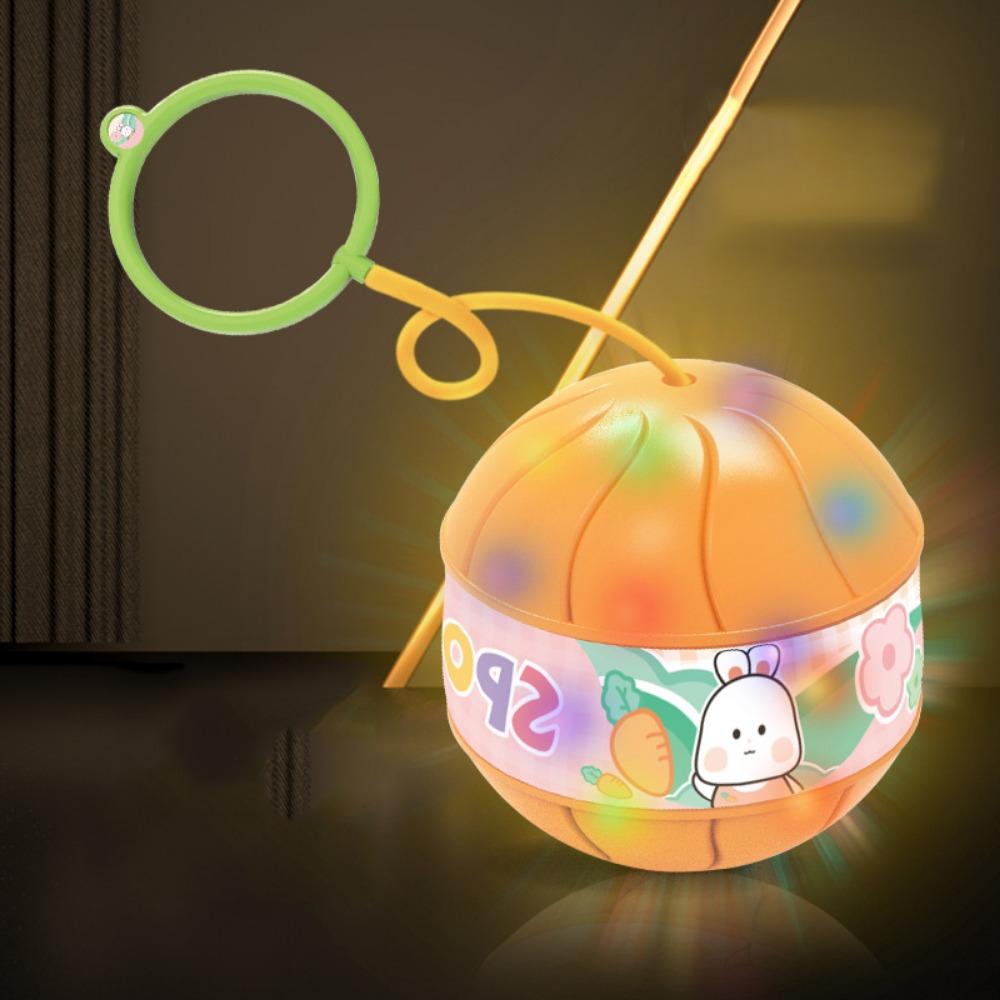 

на Веревке Светящийся Мяч для Прыжков Ногами Скакалки Спорт Скакалка Мяч Дети оранжевый