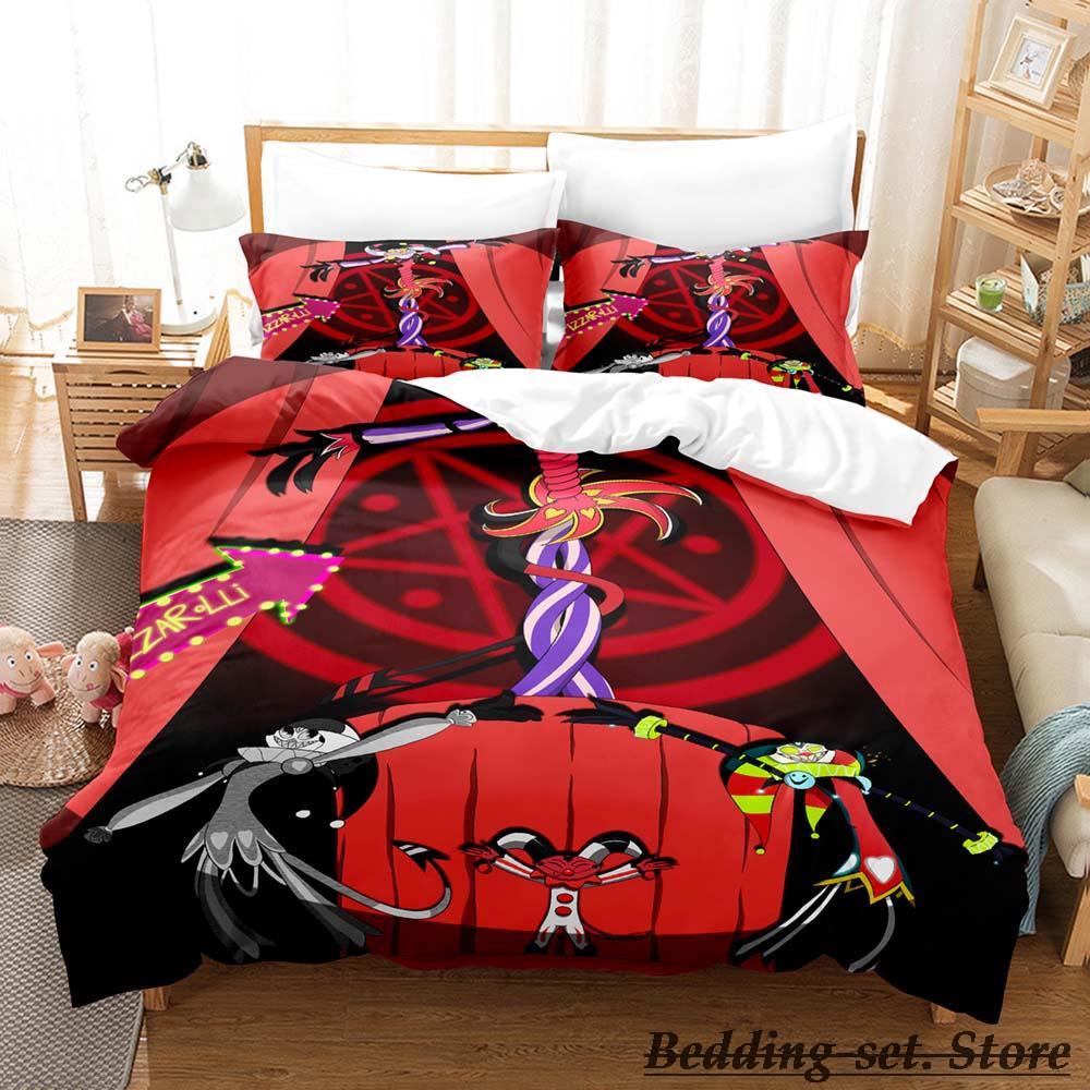 Fizzarolli Boss Sängkläder Enkel Tvilling Full Queen King Size Sängkläder Vuxen Barn Sovrum Påslakan Set Anime Parure De Lit Säng