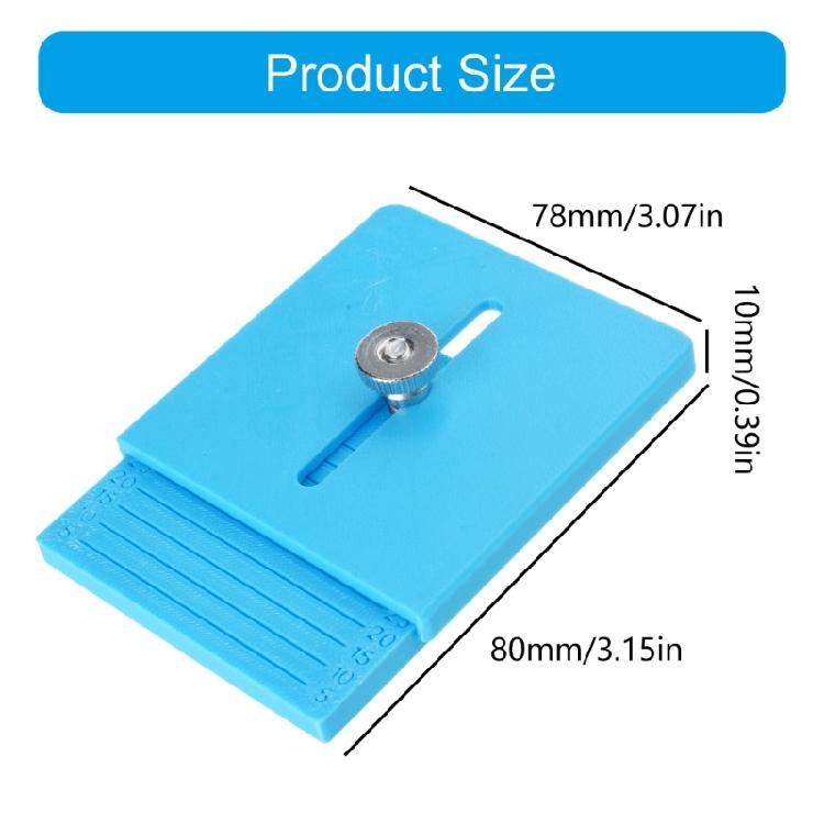 Furniture Wrap Edge Finishing Tool with Sliding Width Control, PETG Manual Film Trimmer for Cabinet Film Use, Drawers, Table Edges and Flat Boards