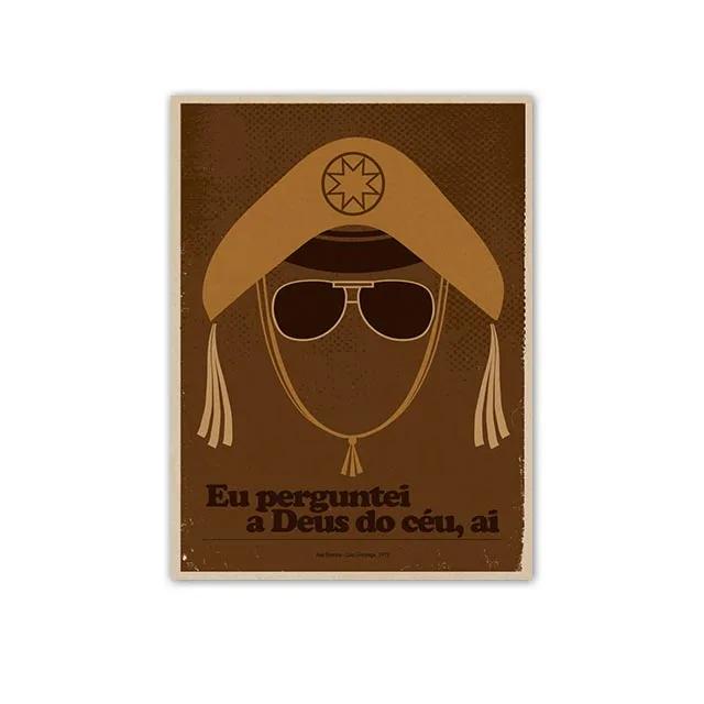 Minimalist Posters by Great Brazilian Artists Classics Brazilian Popular Music Canvas Painting Wall Art Singer Picitures Prints