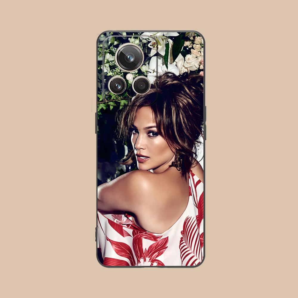 Jennifer Lopez Mobile Cell Phone Case for Realme 15 14 13 12 11 10 9 Pro Plus T I Lite 5G Colorful Printing Cover Luxury Cover