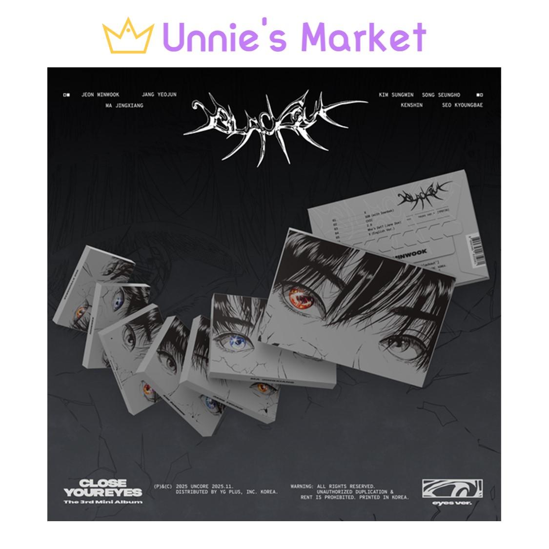 

ЗАКРОЙ ГЛАЗА [затемнение] (глаза вер.) / 3-й мини-альбом + подарок в подарок Random ver. 1EA