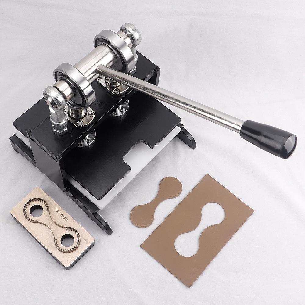 1set DIY leather punch die-cutting machine, manual hand press stamping mold tool, DIY handmade leathercraft pressing machine