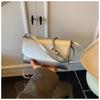Stylish and simple small square bag women's new high-end retro solid color versatile shoulder messenger handbag