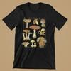 T-shirt With Mushroom Print, Plant Fungi Love T-shirts