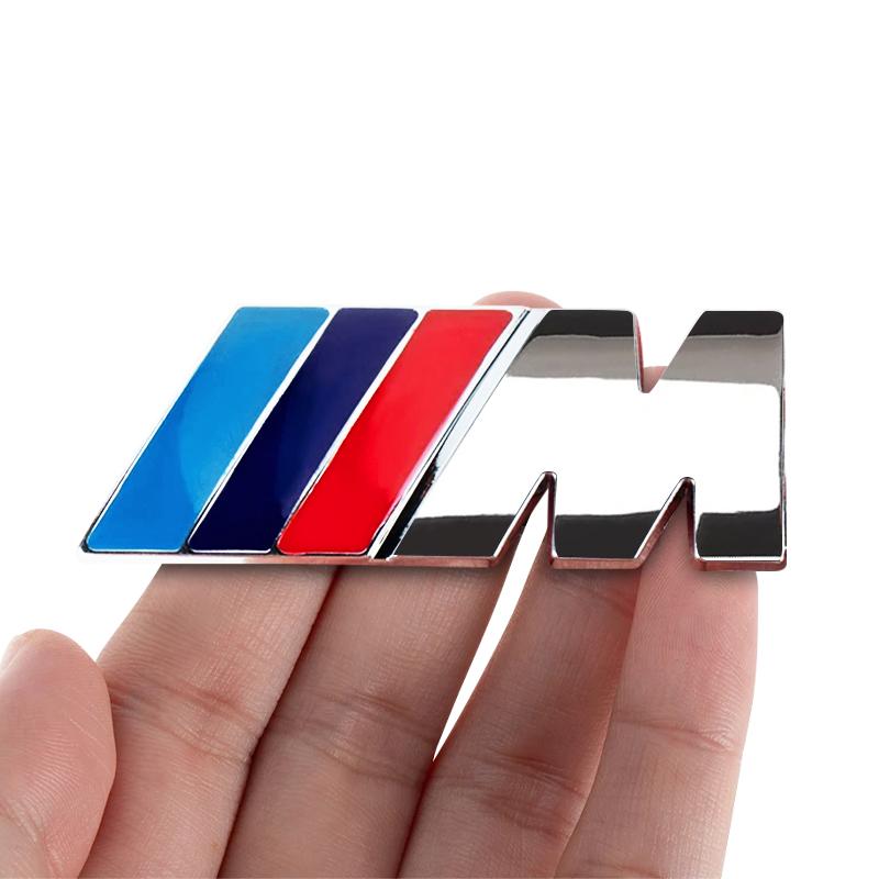 1 stk Metall M LOGO Merke Bil Grill Bil Skjerm Karosseri Bagasjerom Dekorasjonsklistremerke For BMW E90 E60 F10 F30 E46 G20 X1 X3 X4 X5 X6 E70 F20 E39 E92 E63