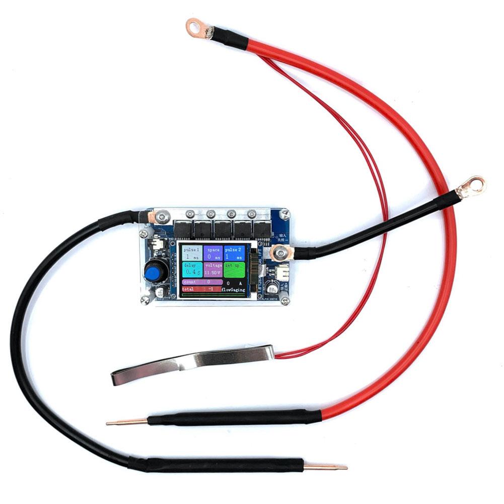 Mini Spot Welder Control Board 7-14V Spot Welding Device Digital Display Adjustable Spot Welder DIY 18650 Battery Pack