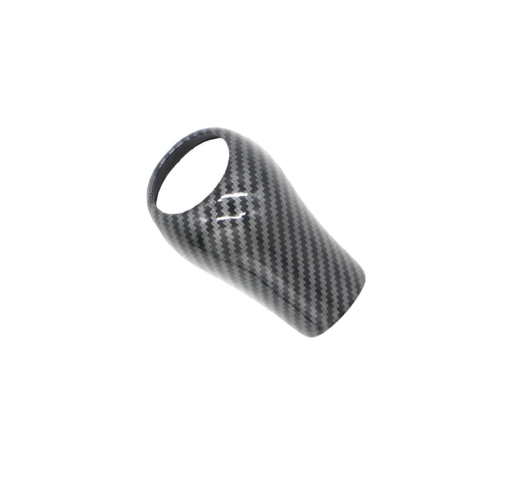Mercedes-Benz Gear Shift Knob Cover & Boot for A, C, E, GLK-Class - Carbon Fiber Pattern Interior Sticker