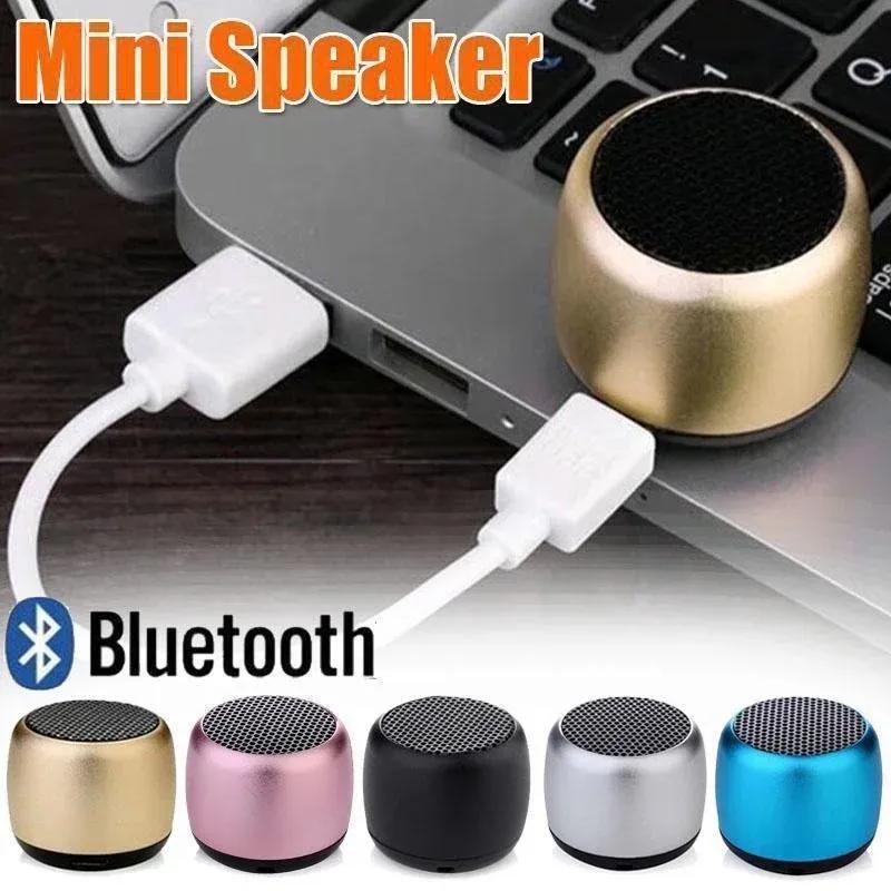 1 PC Mini difuzor wireless Bluetooth Difuzor portabil fără fir din metal Telefon mobil Computer Music Player
