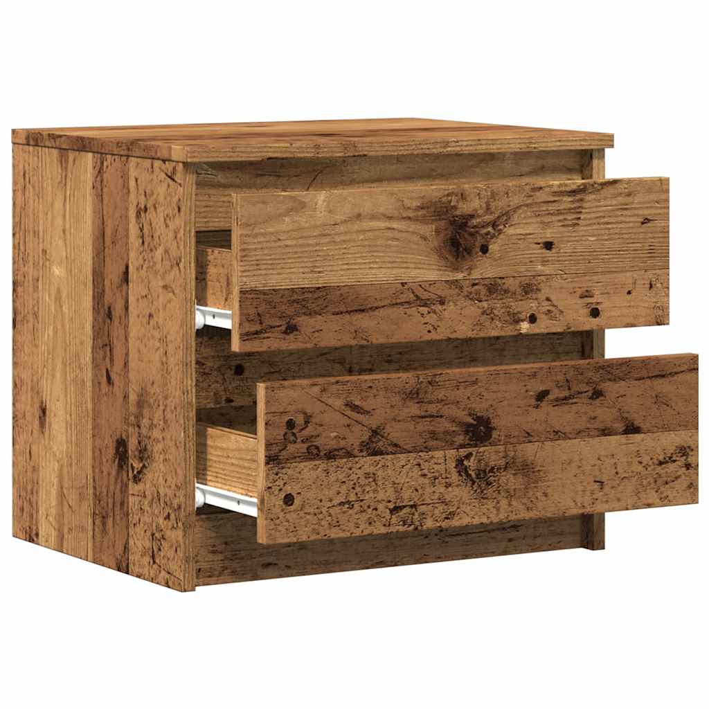 Vidaxl Szafka Nocna, Stare Drewno, 50X40X43.5 Cm