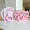 Cartoon My Melody Silicone Case For IPad 10 10th 10.2 9th 8th 7th IPad Mini 6 Air 1 2 9.7 3 10.5 4 5 10.9 Pro11 Kids Stand Cover