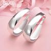 925 Sterling Silver Wedding Jewelry 35mm U-Shaped Pierced Fashion Earrings