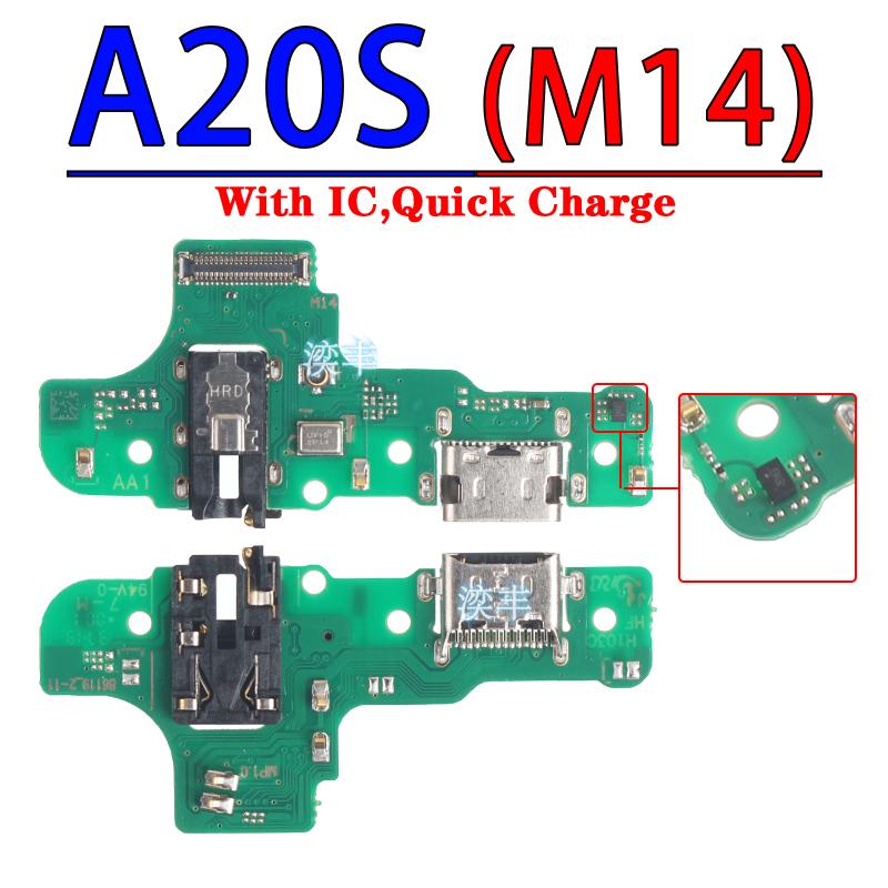 Usb Dock Charger Port for Samsung Galaxy 70 A10S A20S A30S A10E A20E A30 A40 A50 A60 A40S A50S A70S Charging Board Module