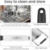 8-Piece Stainless Steel Kitchen Grater Set with Non-Slip Handle, Multi-Function for Vegetables, Cheese, Lemon Zester and Shredder