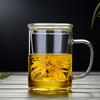 High Borosilicate Glass Tea Infuser Mug