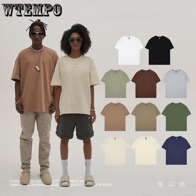 Summer Men's Short Sleeved Loose Fitting Short Sleeved T-shirt with Solid Round Neck Base Soft Pullover Breathable Fitness Sports Tops