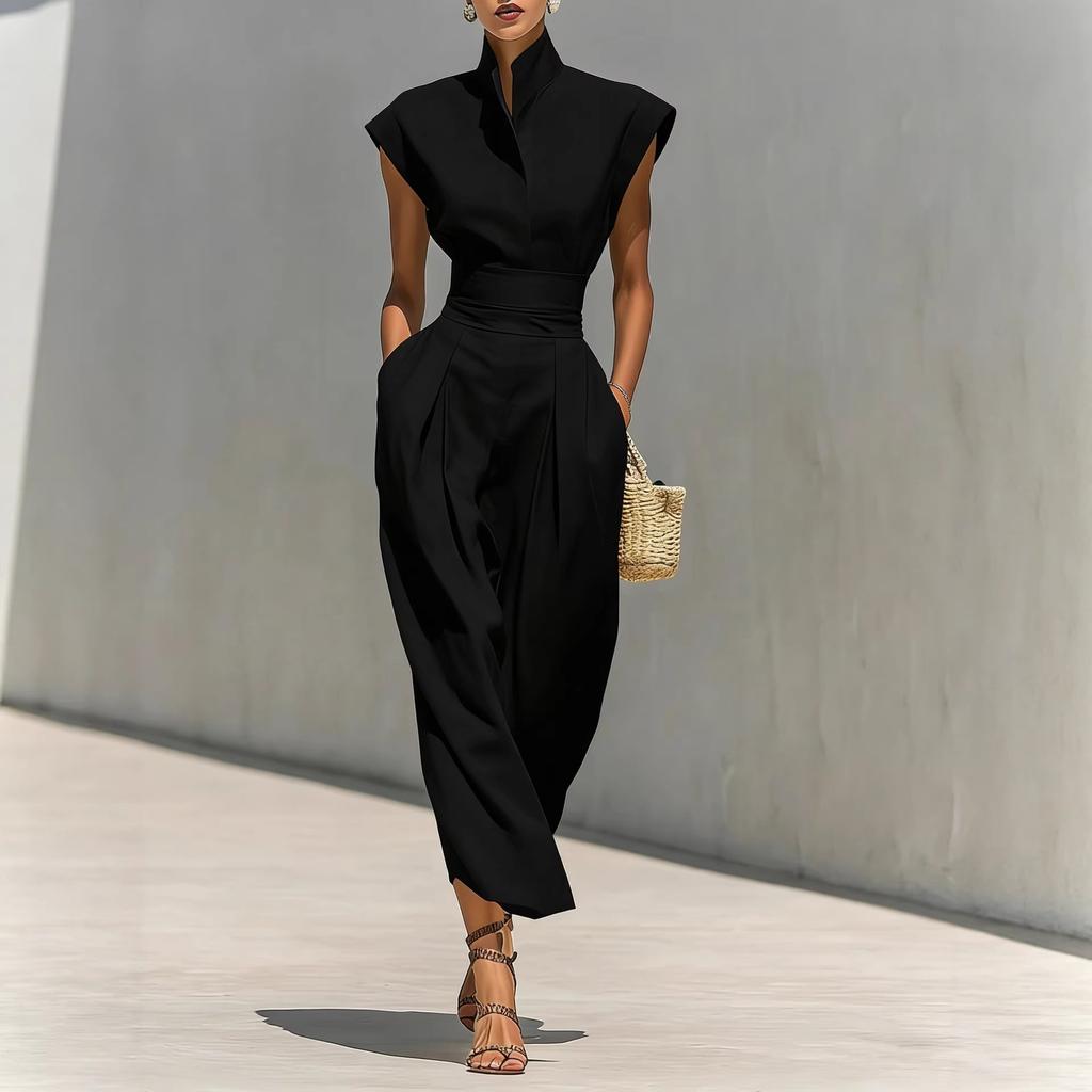 Dámské ležérní a módní jednobarevné šaty