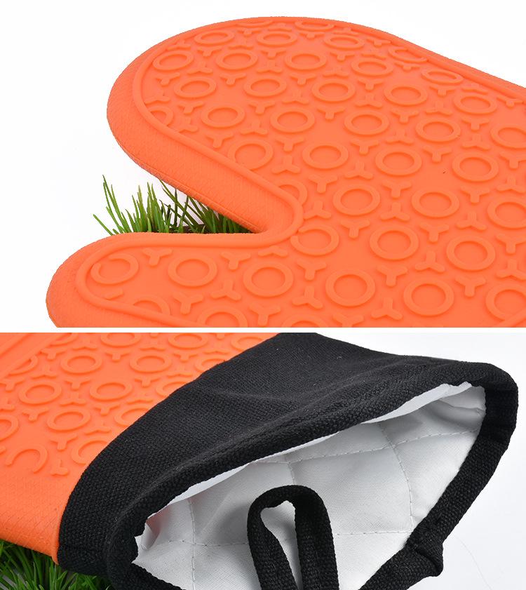 Nine Likes Hitzebeständige Silikonhandschuhe zum Backen - Dick, Qualitätsisolation