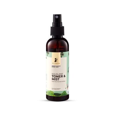 PILGRIM Spanisches Squalan-Gesichtswasser für strahlende Haut | Erfrischt | Alkoholfreies Gesichtswasser zur Straffung offener Poren | Gesichtswasser für trockene Haut | 100 ml