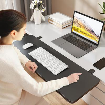 Desk Extender Board with Adjustable Clamp Foldable Universal Home Office Computer Table Keyboard Holder Arm Rest Desk Extension Board