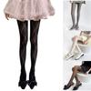 Fashion Elegant Hollowout Argyle Pattern Women's Spring Tights Slimming Leggings Opaque Pantyhose Stockings Hosiery