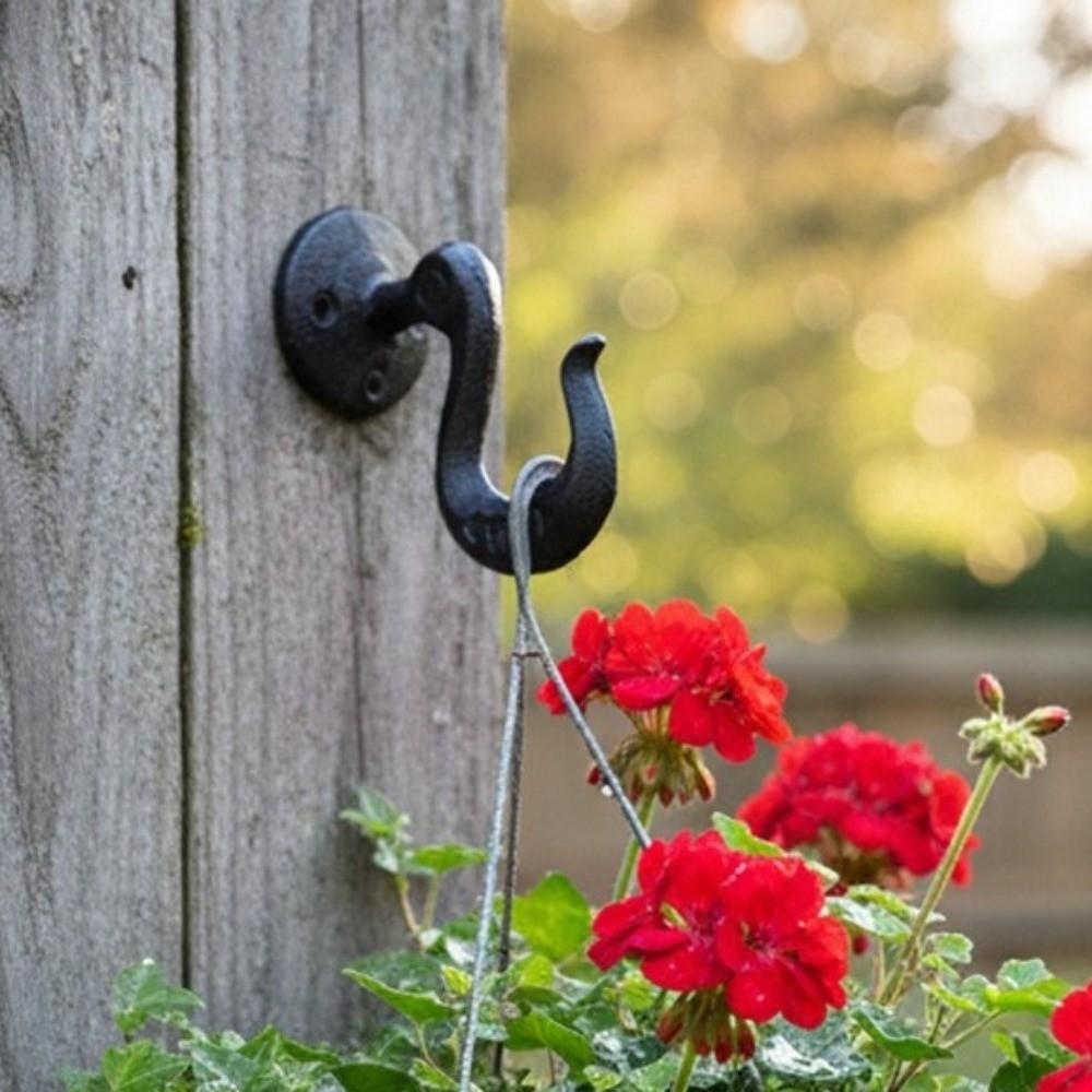Dekorativní litinové nástěnné háčky Retro styl Zahradnické háčky Zahradní dekorace