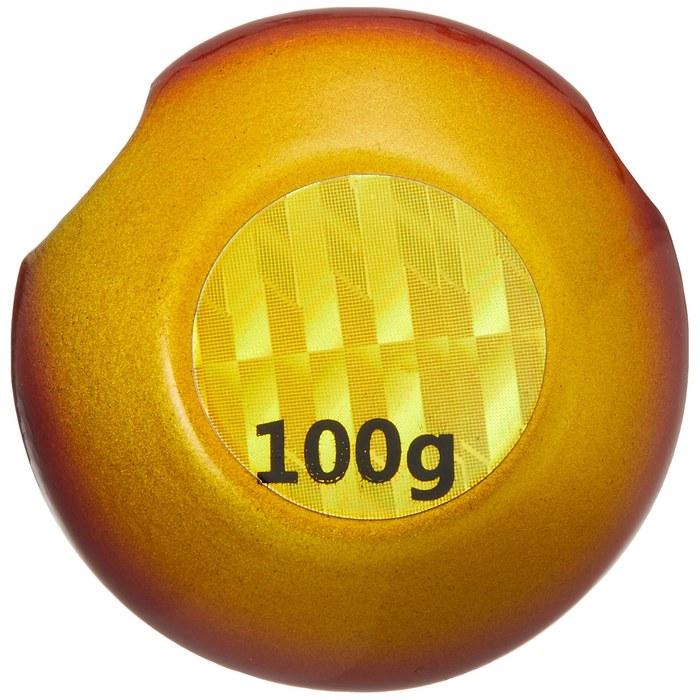 Major Craft Tail Rubber Replacement Body (Kaenomi) TM-HEAD100/#4 #4 Gold/Red 100g