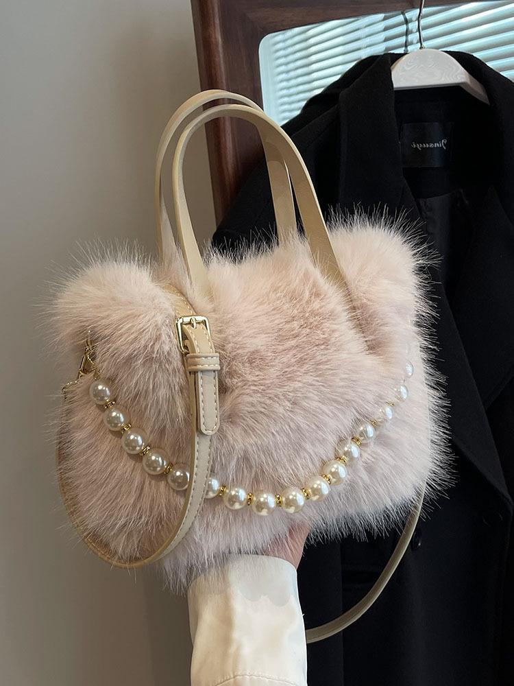 

Модная плюшевая сумка через плечо и на руку для женщин 2024 года – стильный, универсальный и пушистый аксессуар через плечо Light Khaki [Pearl] легкие хаки