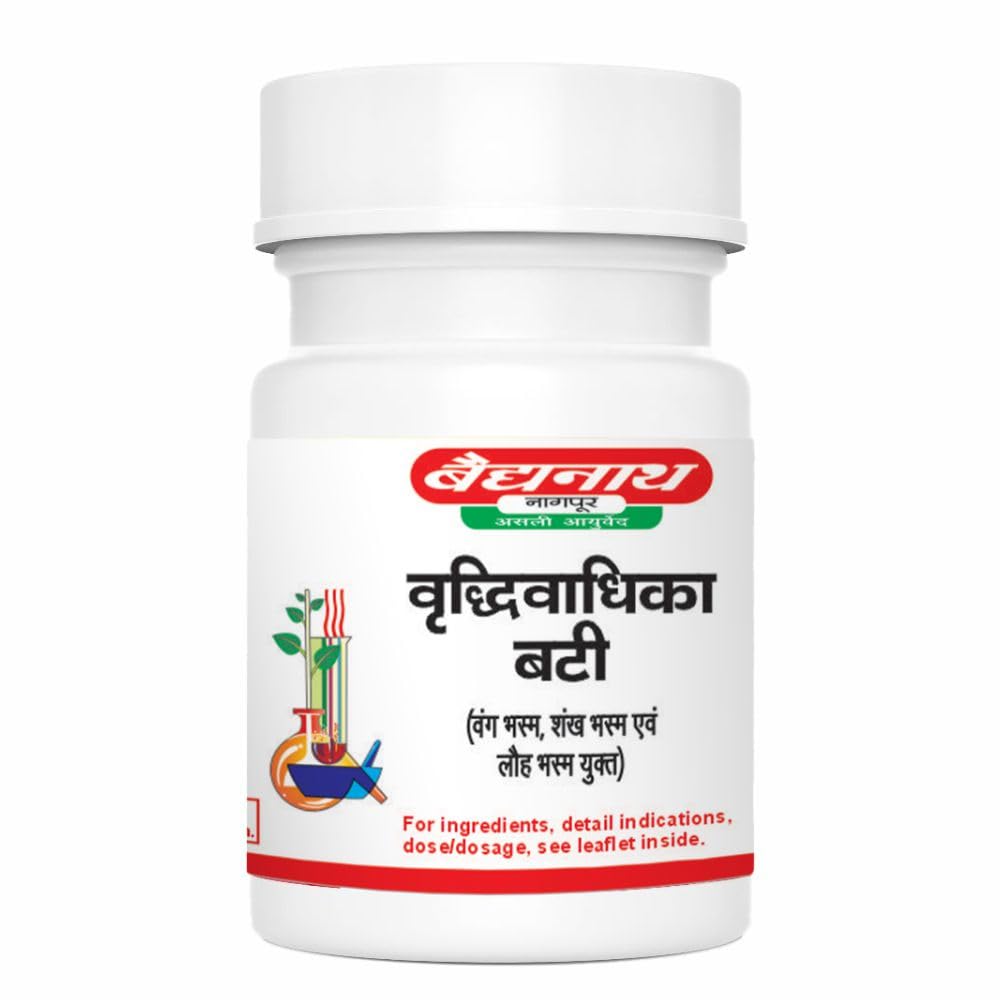 Baidyanath Asli Ayurved Vriddhivadhika Bati 40 Tablets X Pack of 2 for Digestive Wellness & Metabolism Support
