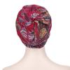 Print Design Hair Loss Cap Comfortable Visor Cap Slouch Design Chemo Caps  Head Scarf
