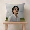 Korean idol singer Pillow Covers Cartoon Sofa Decorative Home Doublesided Printing Short Plush Cute Cushion Cover